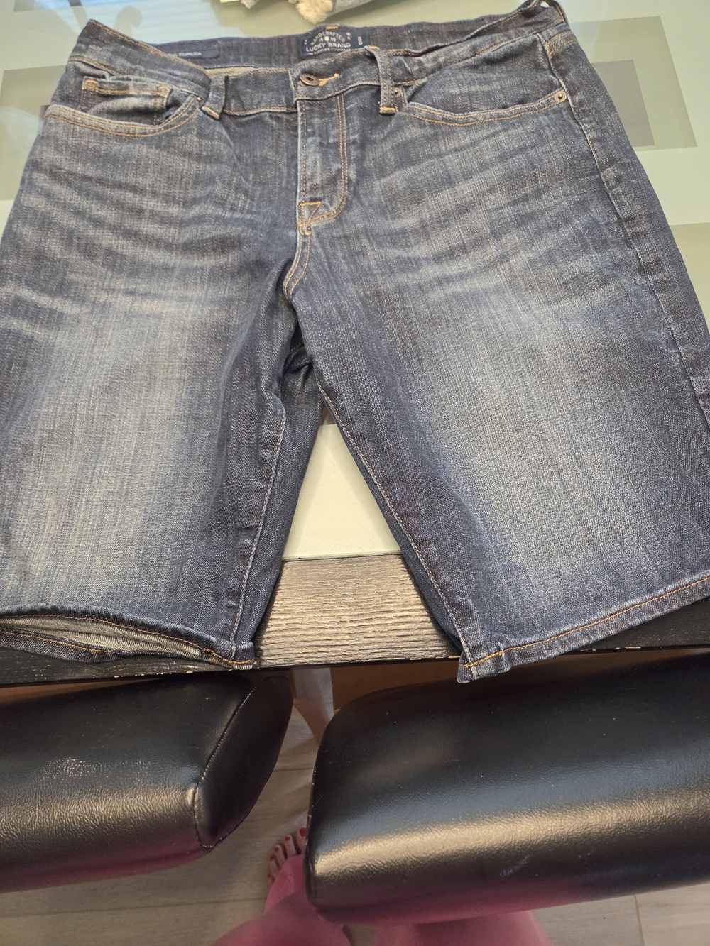 Womens Denim Shorts - Blue